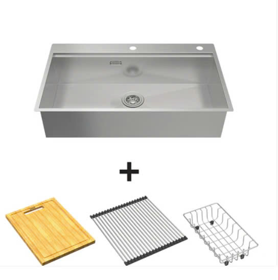 Chậu Inox Hafele WS R0 HS24-SSN1S-7650 567.20.627