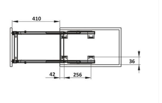 Giá dao thớt Hafele 400mm 549.20.020