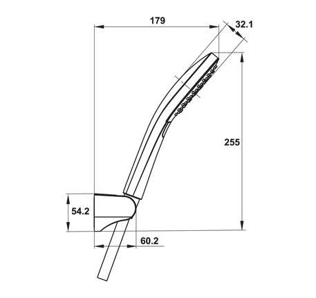 Bộ sen tay Hafele - AirSense 120R 3 chức năng 485.60.051 - màu Chrome