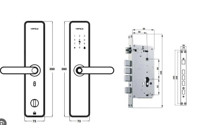 KHÓA ĐIỆN TỬ HAFELE AL2401 912.20.693