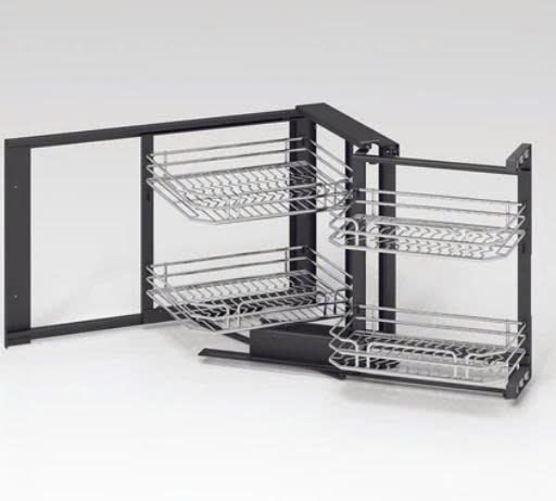 Rổ góc nan Ovan Hafele - OLLA 548.21.022- Mở Phải