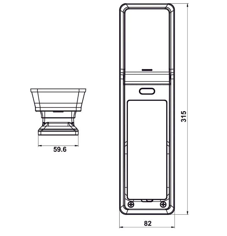 Khóa Điện Tử MP2503B Hafele 912.21.046