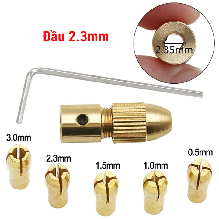 Combo Đầu Kẹp Mũi Khoan 5 Đầu