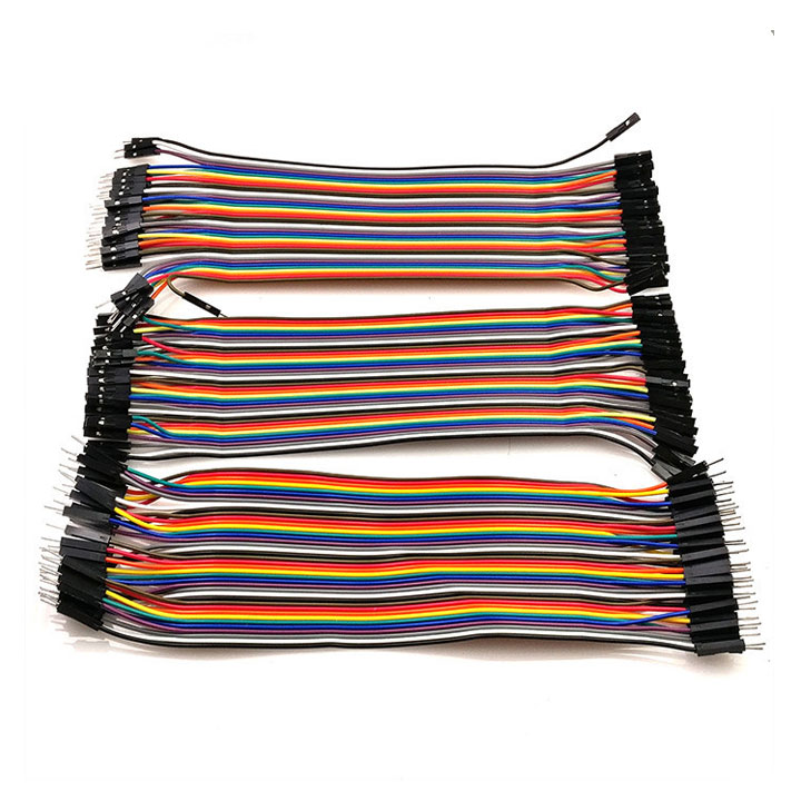 Dây Cắm Test Board 7 Màu Dài 30cm Đực-Cái/Đực-Đực-Cái-Cái