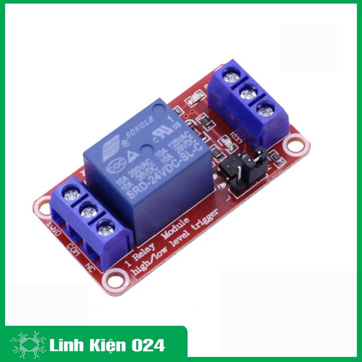 Module Relay 24VDC 1/2 Kênh High/Low
