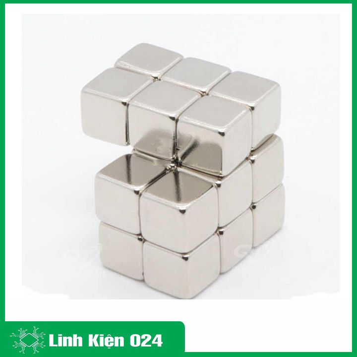 Nam Châm Đất Hiếm Vuông Nhiều Kích Thước - 1 Viên