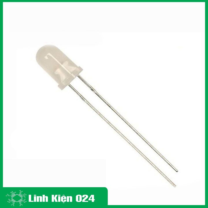 Led Đục 5mm Gói 1000 Bóng -Chân Dài (Ánh Sáng Dịu) - Vàng