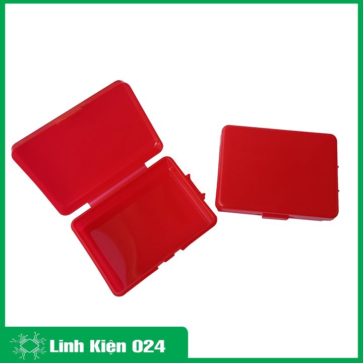 Hộp Nhựa Đỏ Kích Thước 6.8x5x2.5cm Hộp Lưu Trữ