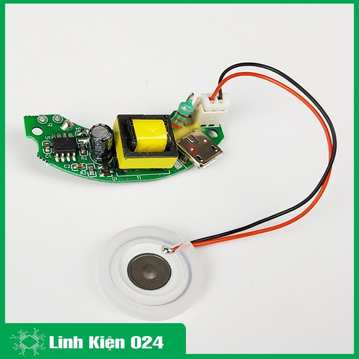 Mạch Phun Sương Mini USB 5VDC 2W 108Khz (K2K9)
