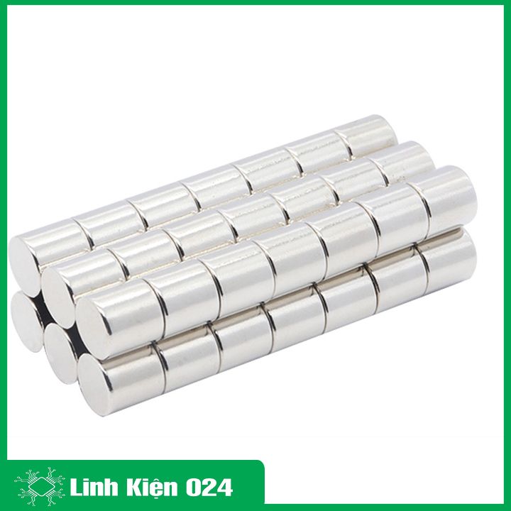 Nam Châm Đất Hiếm Trụ Tròn Nhiều Kích Thước