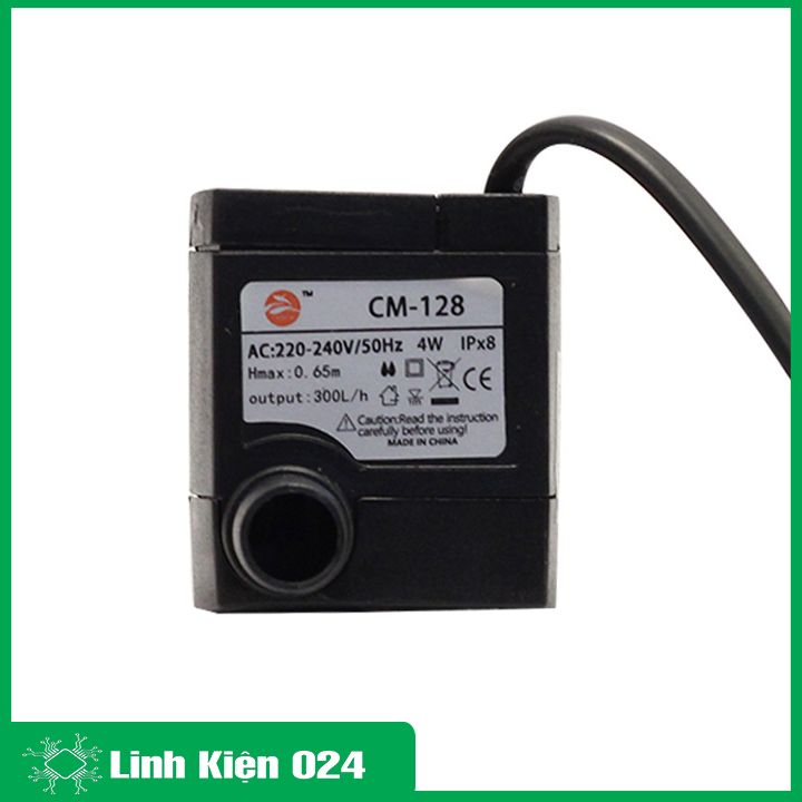 Máy Bơm Chìm CM-128 220VAC 4W 300L/h