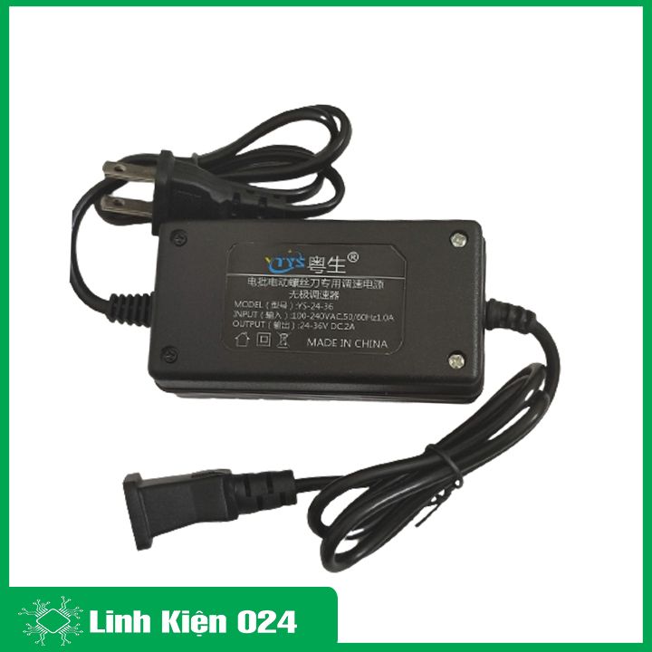 Nguồn Adapter Điều Chỉnh Điện Áp Động Cơ  Tua Vít Điện