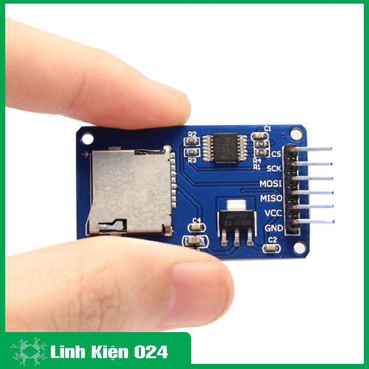Module Đọc Thẻ Nhớ Micro SD/Micro SDHC SPI (K2K15)