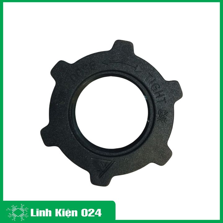 Khóa Lồng Đen 6 Cạnh