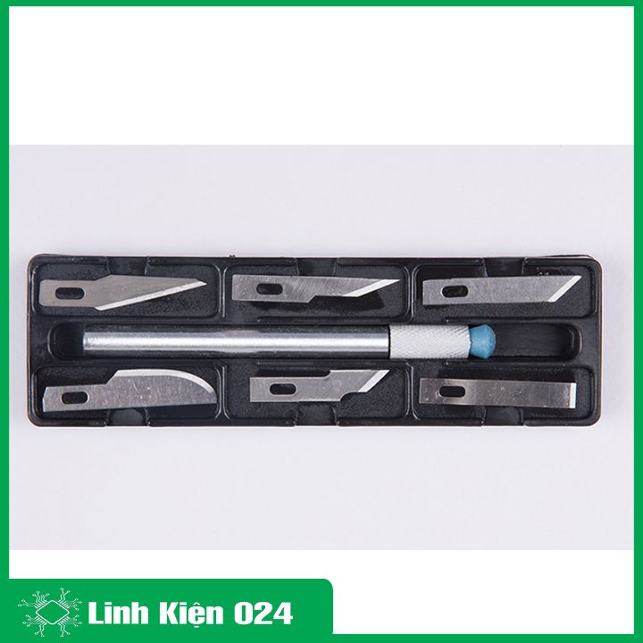 Bộ Dao Mổ Cán Bạc 6 Lưỡi Dao Kĩ Thuật