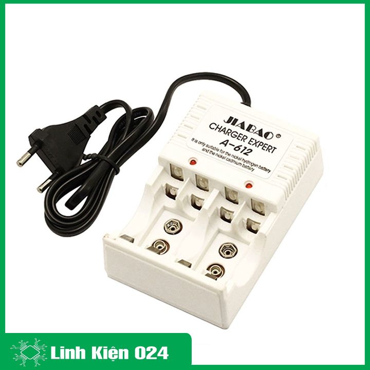 Bộ Sạc Pin Đa Năng A-612 4pin  (Sạc Các Loại Pin )