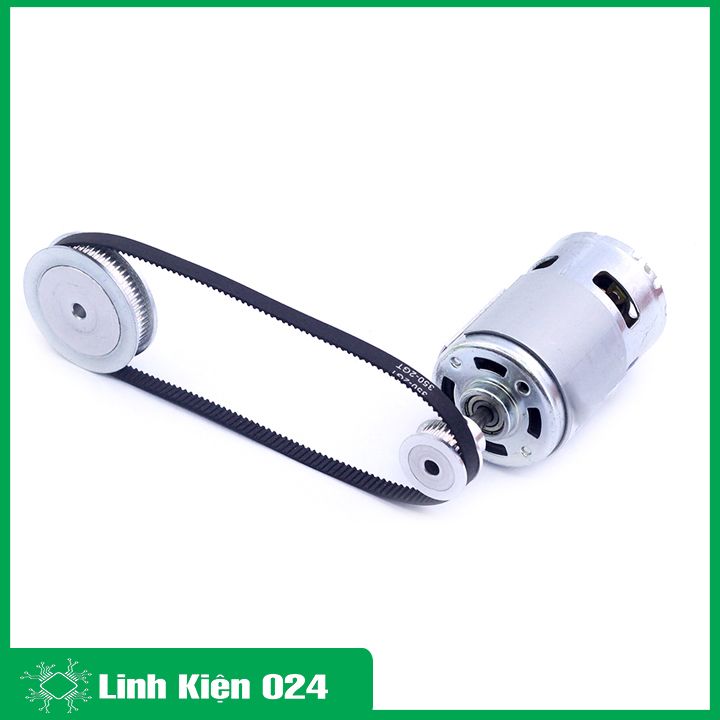 Combo Động Cơ 775 Trục Tròn Đơn 288W và Bộ Truyền Động