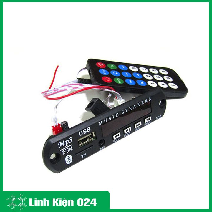 Mạch Giải Mã Mp3 CÓ Bluetooth 7-12VDC