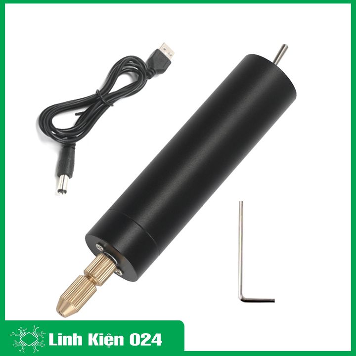 Máy Khoan Mini 5V USB 2A Khoan Thủ Công