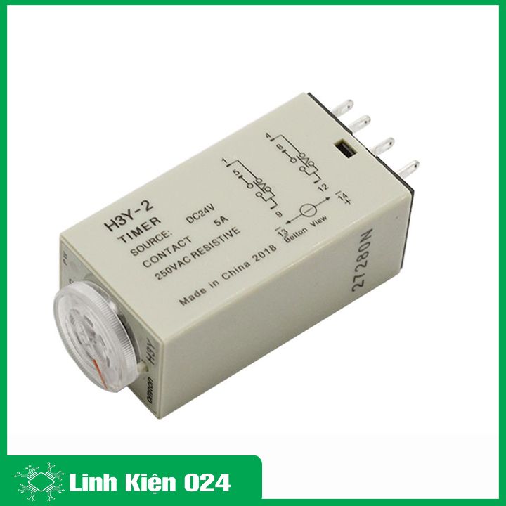 Relay Thời Gian Timer Omron H3Y-2 8P 24V