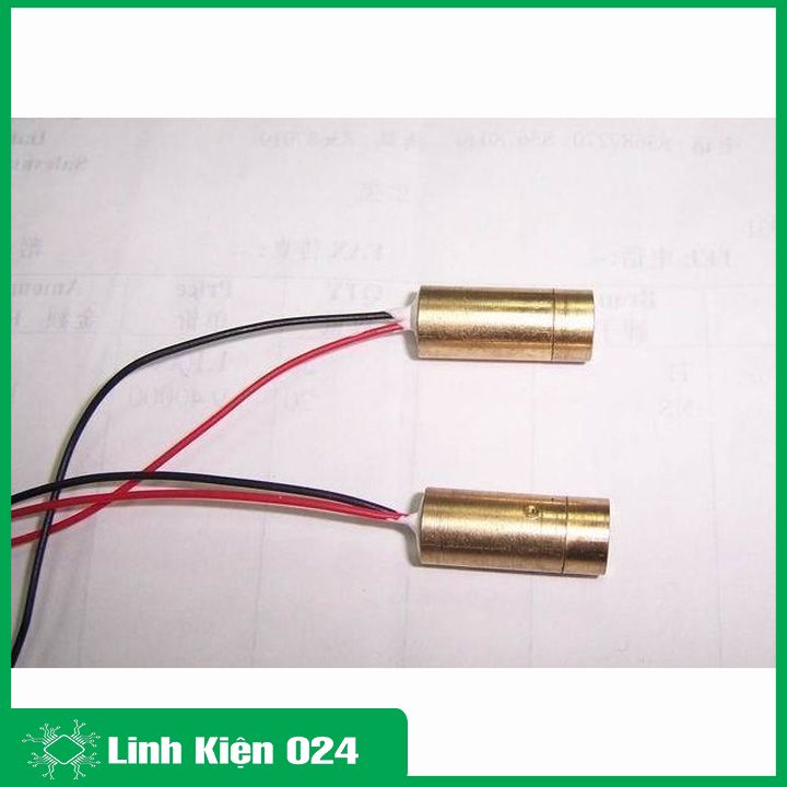 Đầu Phát Laze 9mm 3V 5mW Sáng Đỏ