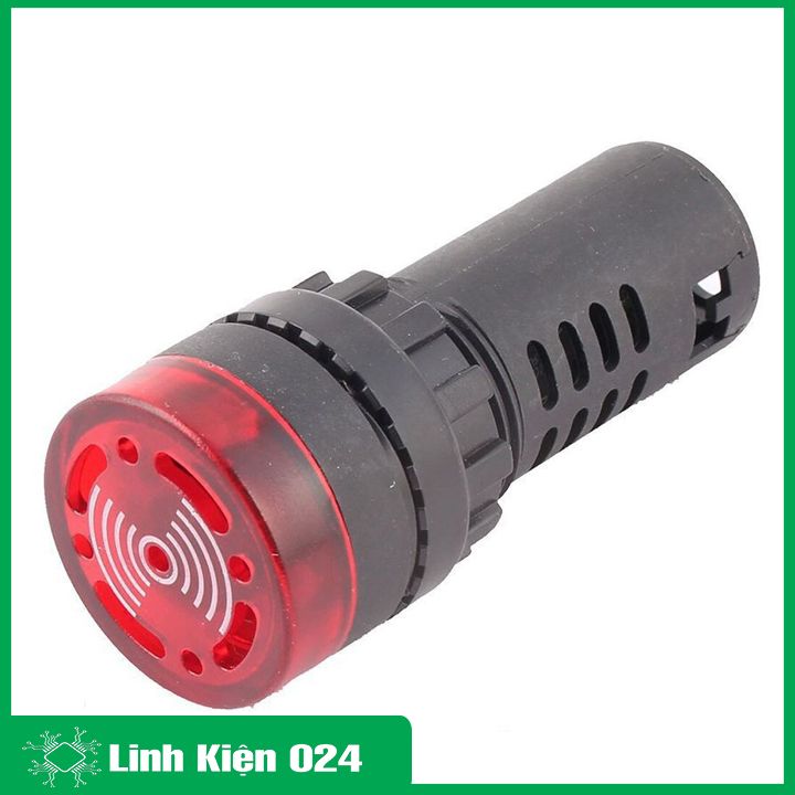 Đèn Báo Nguồn Có Còi AD16-22SM 220VAC