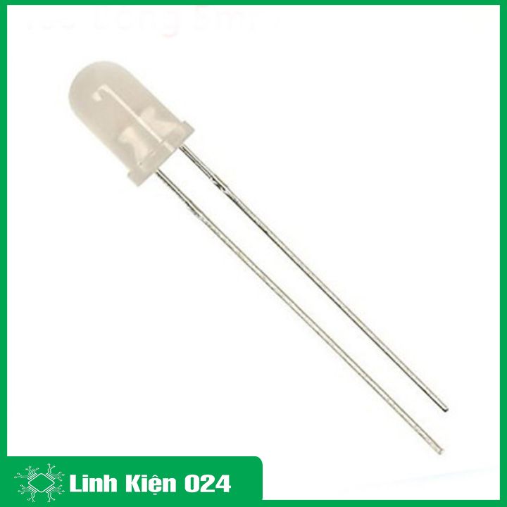 Gói 100 Con Led Đục 5mm - Trắng