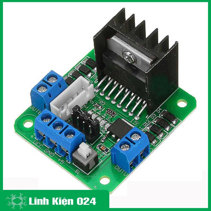MODULE ĐIỀU KHIỂN ĐỘNG CƠ L298 XANH (K4B11)