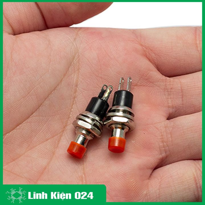 Nút Nhấn Reset, Nút Đề Sắt Nhỏ 6mm 2 Chân Cao Cấp - Combo 5 Nút