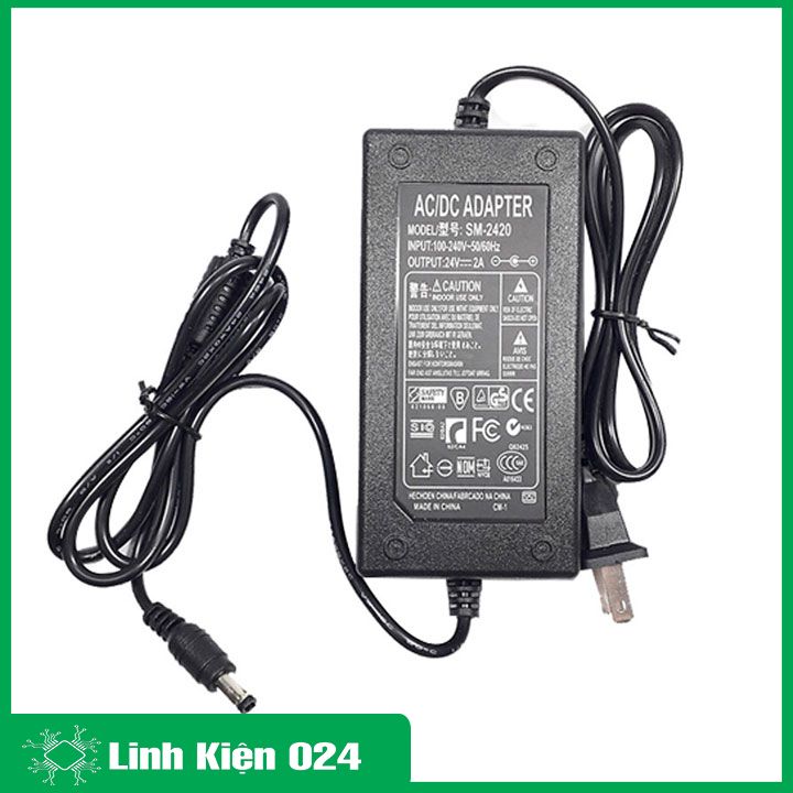 Combo động cơ phun sương hb20 zin 16w có đèn và nguồn 24v-2a Tặng quạt tản nhiệt 8x8x2,5cm 24v