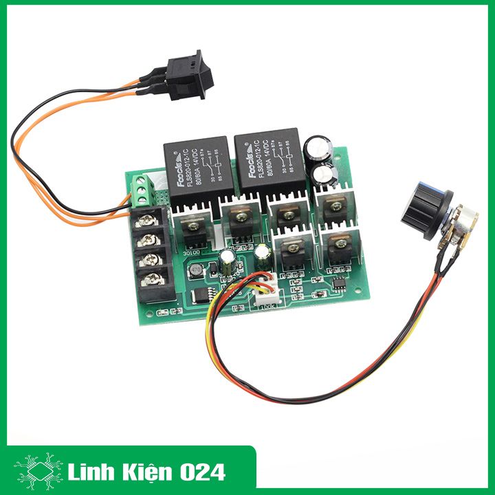 Module Điều Khiển Tốc Độ và Đảo Chiều Động Cơ 12V 36V 40A 2000W (K4C17)