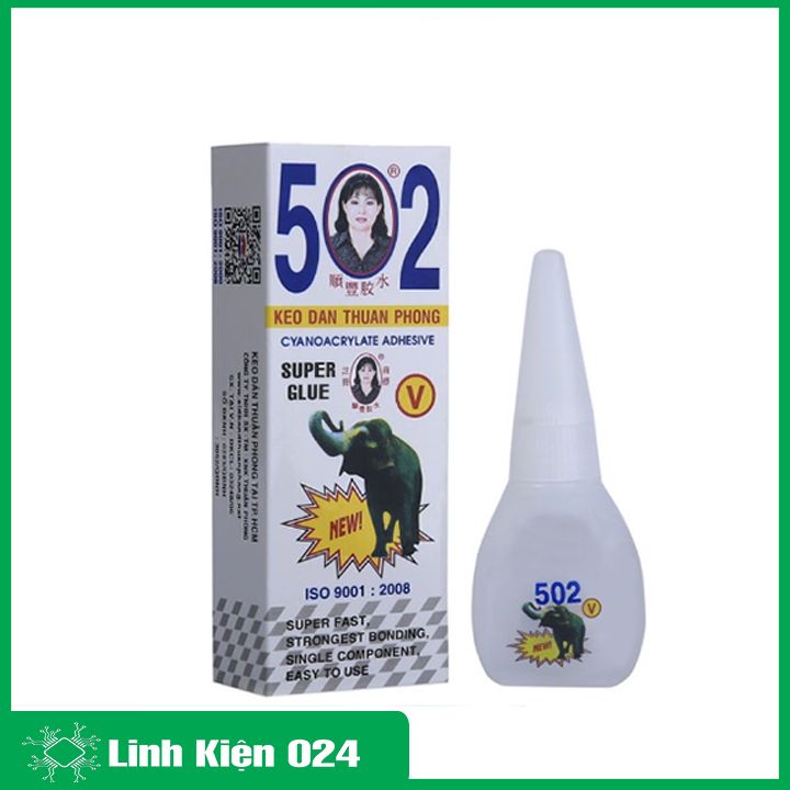 Keo 502 Keo Dán Đa Năng Siêu Dính Con Voi  K502PH
