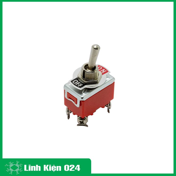 Công Tắc Gạt On/ Off 4 Chân 2 Trạng Thái 1221 250v 15A