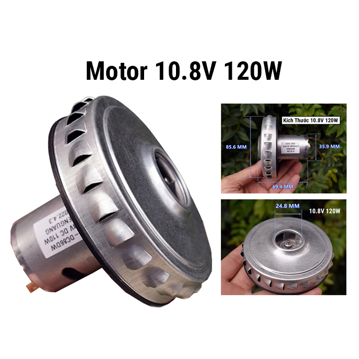 Động Cơ Máy Hút Bụi Công Suất Cao Cánh Quạt Hợp Kim Nhôm Siêu Khỏe