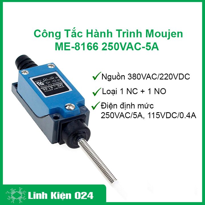 Công Tắc Hành Trình Moujen ME-8166 250VAC-5A