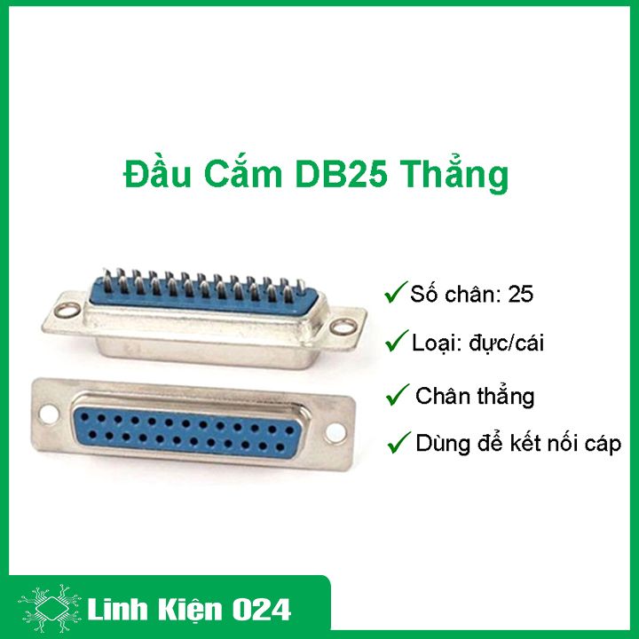 Cổng DB25 Thẳng