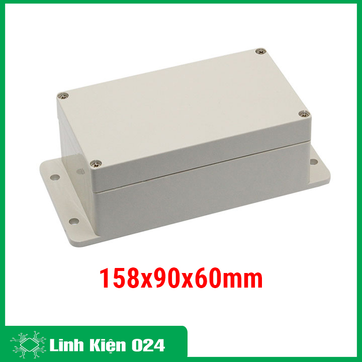 Hộp Nhựa Chống Nước 158x90x60mm Có Tai