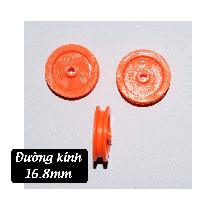 Con Lăn Ròng Rọc Nhựa Trục 2mm Đường Kính