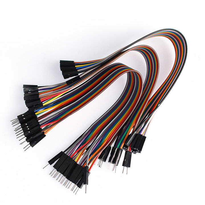 Dây Cắm Test Board 7 Màu Dài 30cm Đực-Cái/Đực-Đực-Cái-Cái