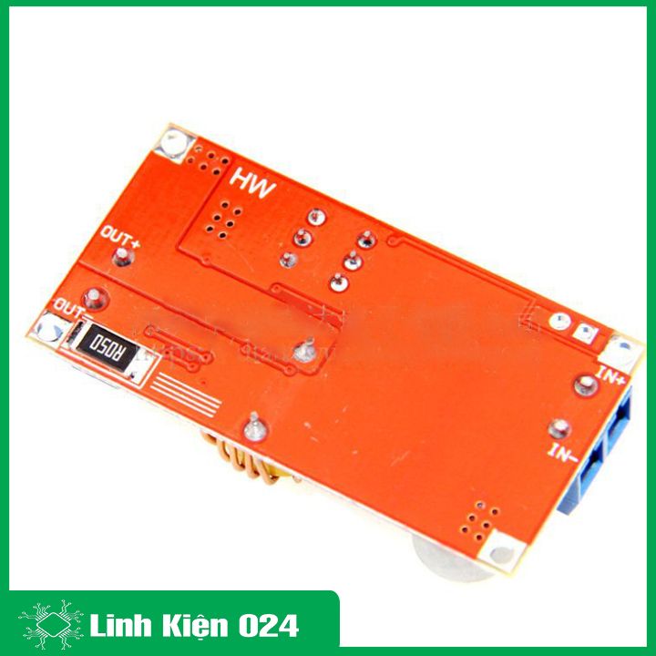 Module Hạ Áp Buck Bảo Vệ Quá Dòng Vin 4-38VDC Vout 1.25-36VDC 5A (K2E3)