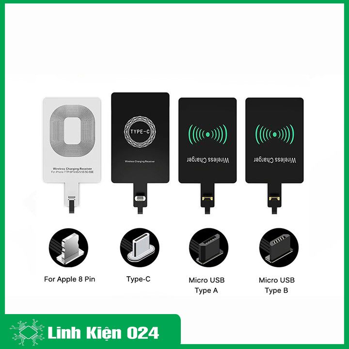 DIY Sạc Không Dây Tiêu Chuẩn Apple/Android/Type-C ( Bộ phận Thu)