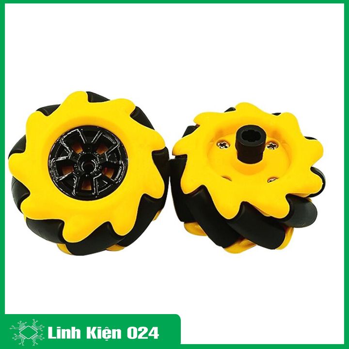 Bánh Xe Mecanum Omni Xe Thông Minh 80mm