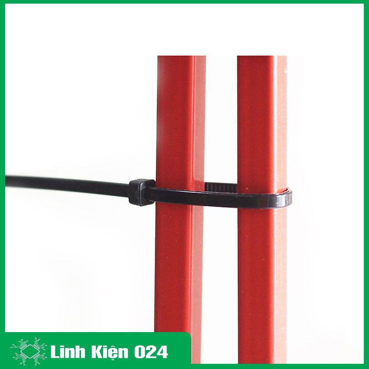 Gói 250PCS Dây Thít Đen 5X300mm