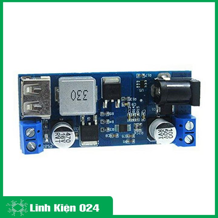 Module Hạ Áp Buck DC-DC Vin 9-36V Vout 5V 5A XY-3606 Sạc Nhanh Có Bảo Vệ (K2F4)