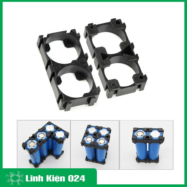 Bộ 2 Chiếc Khung Cố Định Pin 18650 Loại 2 Pin