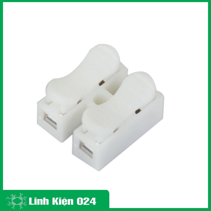 Bộ 10 Cầu Nối Dây Điện 2P- Trắng