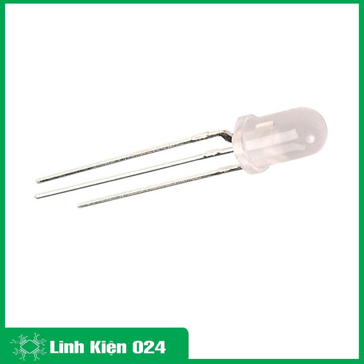 Led 2 Màu Đỏ-Xanh Lá 3 Chân Anot Chung (10 Con )