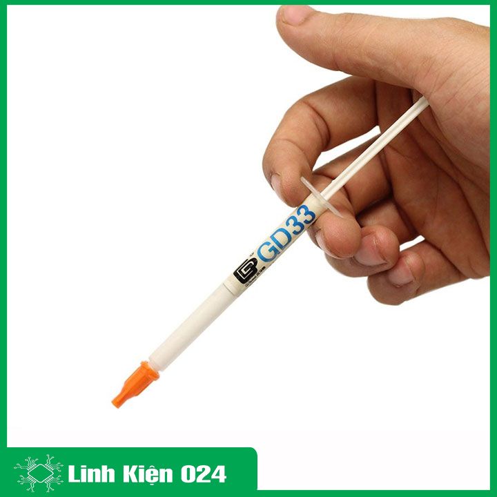 Keo Tản Nhiệt Silicone GD33 Trắng-1gram