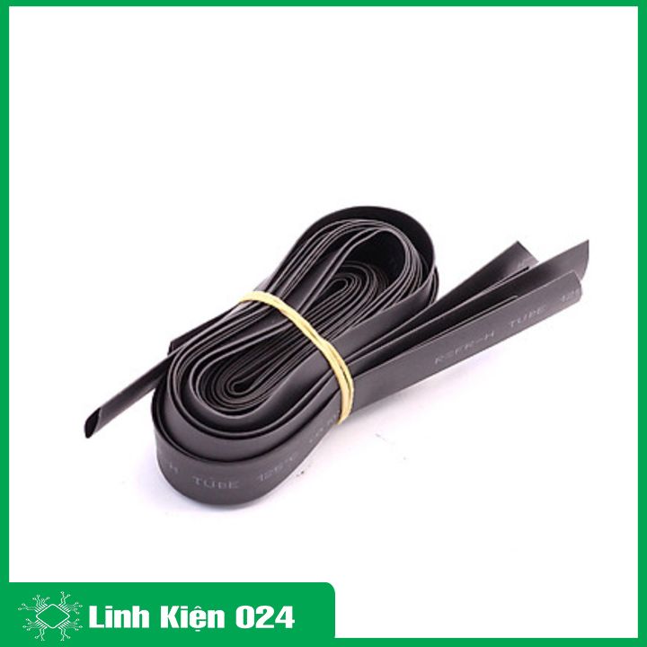 Bộ 5 Gen Co Nhiệt, Mỗi Ống Dài 1m ( Đen ) - 10mm