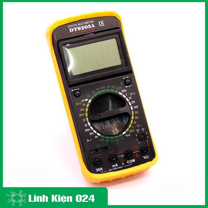 Đồng Hồ Đo Điện Vạn Năng DT9205A (BH 03 Tháng)